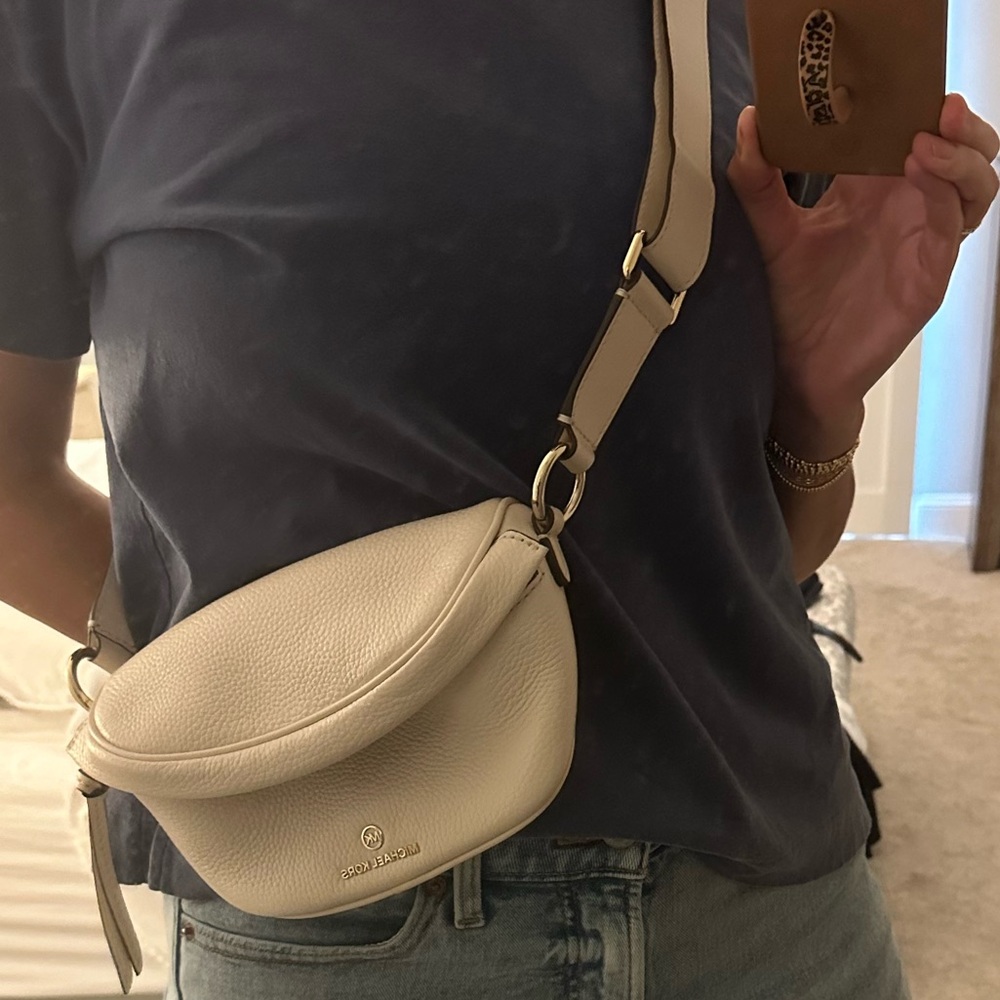 Michael Kors Cream Crossbody Bag